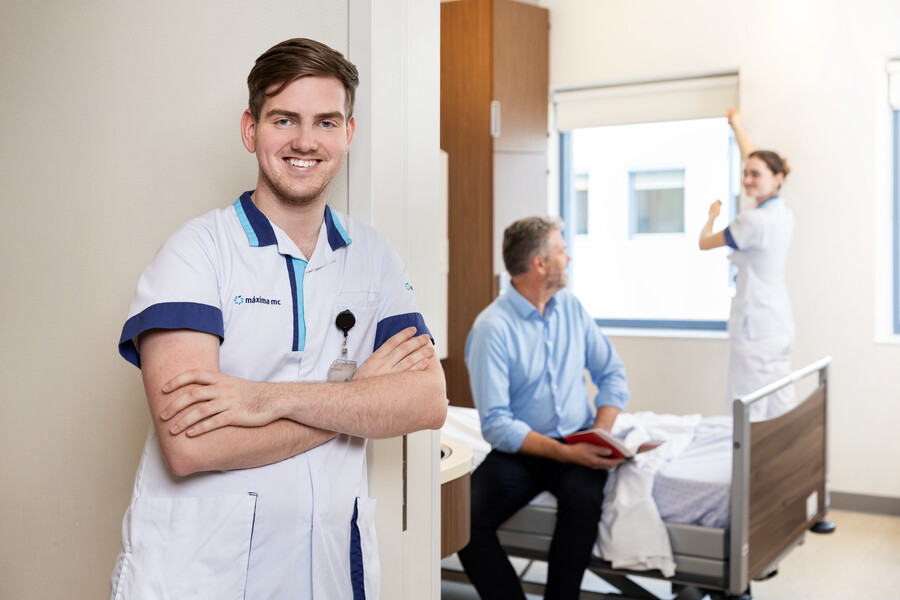 Joeri, in opleiding tot CCU verpleegkundige