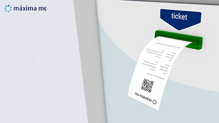 qr-code aanmeldzuil mmc