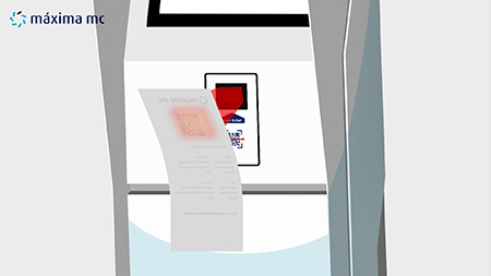 qr-code scannen aanmeldzuil